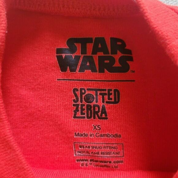 Spotted Zebra Star Wars Christmas Pajama Top - Picture 3 of 5